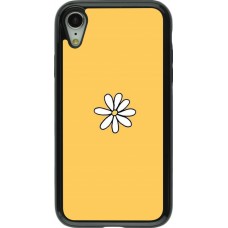 Coque iPhone XR - Hybrid Armor noir Easter 2023 daisy