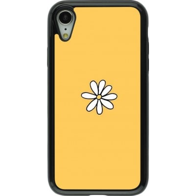 Coque iPhone XR - Hybrid Armor noir Easter 2023 daisy