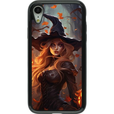 Coque iPhone XR - Hybrid Armor noir Halloween 2024 sexy witch