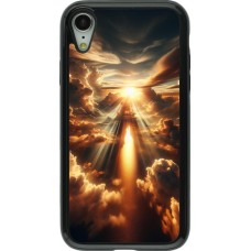 Coque iPhone XR - Hybrid Armor noir Lueur Céleste Zenith