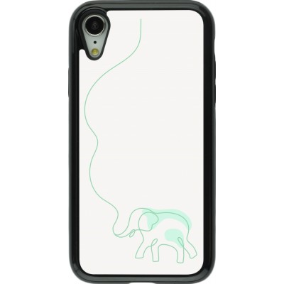 Coque iPhone XR - Hybrid Armor noir Spring 23 baby elephant