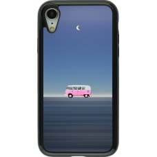 Coque iPhone XR - Hybrid Armor noir Spring 23 pink bus