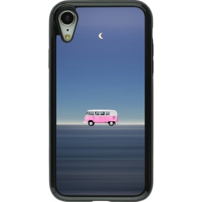 Coque iPhone XR - Hybrid Armor noir Spring 23 pink bus