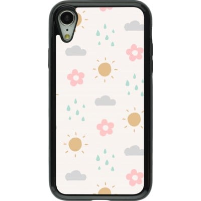 Coque iPhone XR - Hybrid Armor noir Spring 23 weather