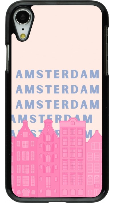 Coque iPhone XR - Amsterdam Pink Print