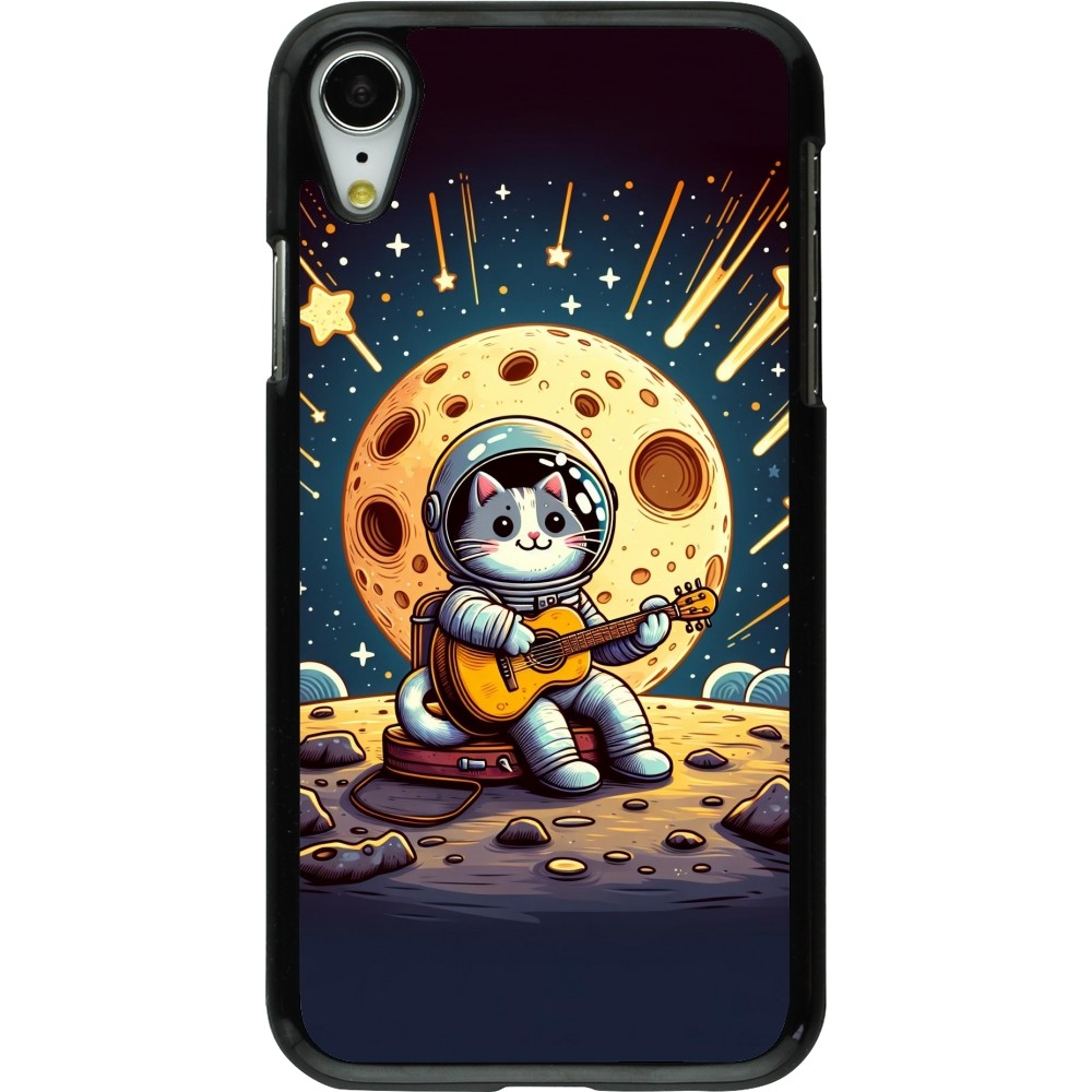 Coque iPhone XR - AstroCat RockLune