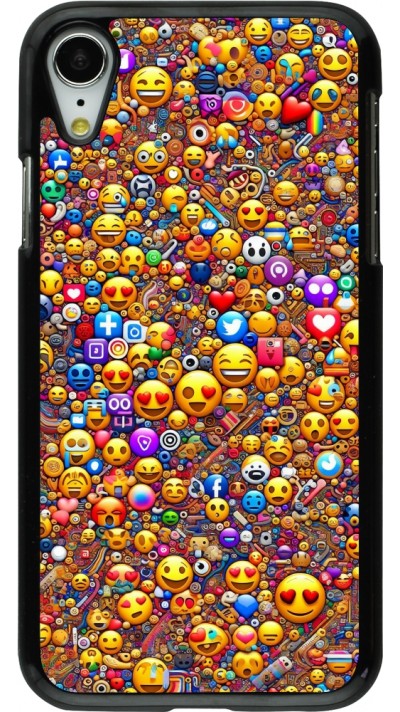 Coque iPhone XR - Emoji mixed