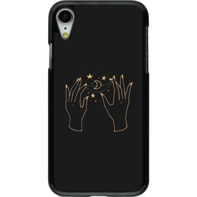 Coque iPhone XR - Grey magic hands