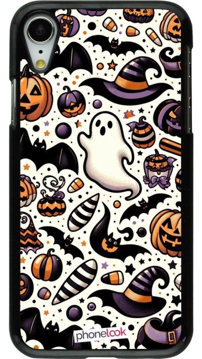 Coque iPhone XR - Halloween 2024 Cute Pattern