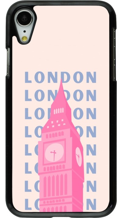 Coque iPhone XR - London Pink Print