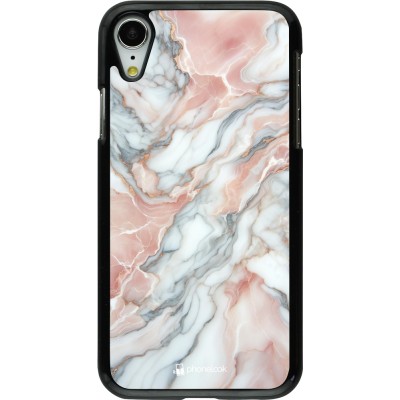 Coque iPhone XR - Marbre Rose Lumineux