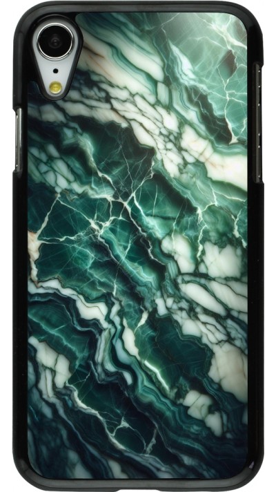 Coque iPhone XR - Marbre vert majestueux