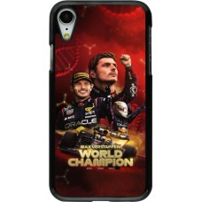 Coque iPhone XR - Max Verstappen Champion 2023