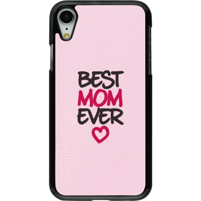 Coque iPhone XR - Mom 2023 best Mom ever pink