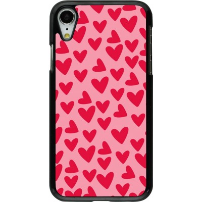 Coque iPhone XR - Mom 2024 petits coeurs