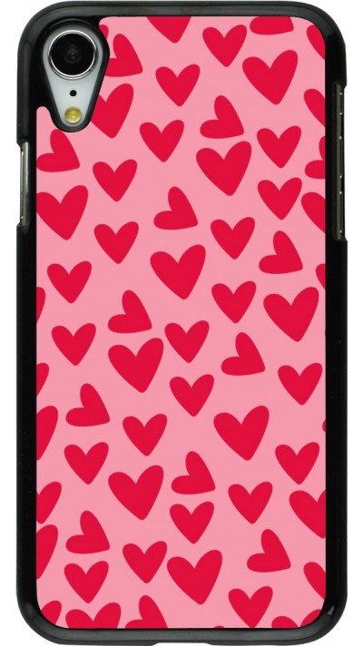 Coque iPhone XR - Mom 2024 petits coeurs