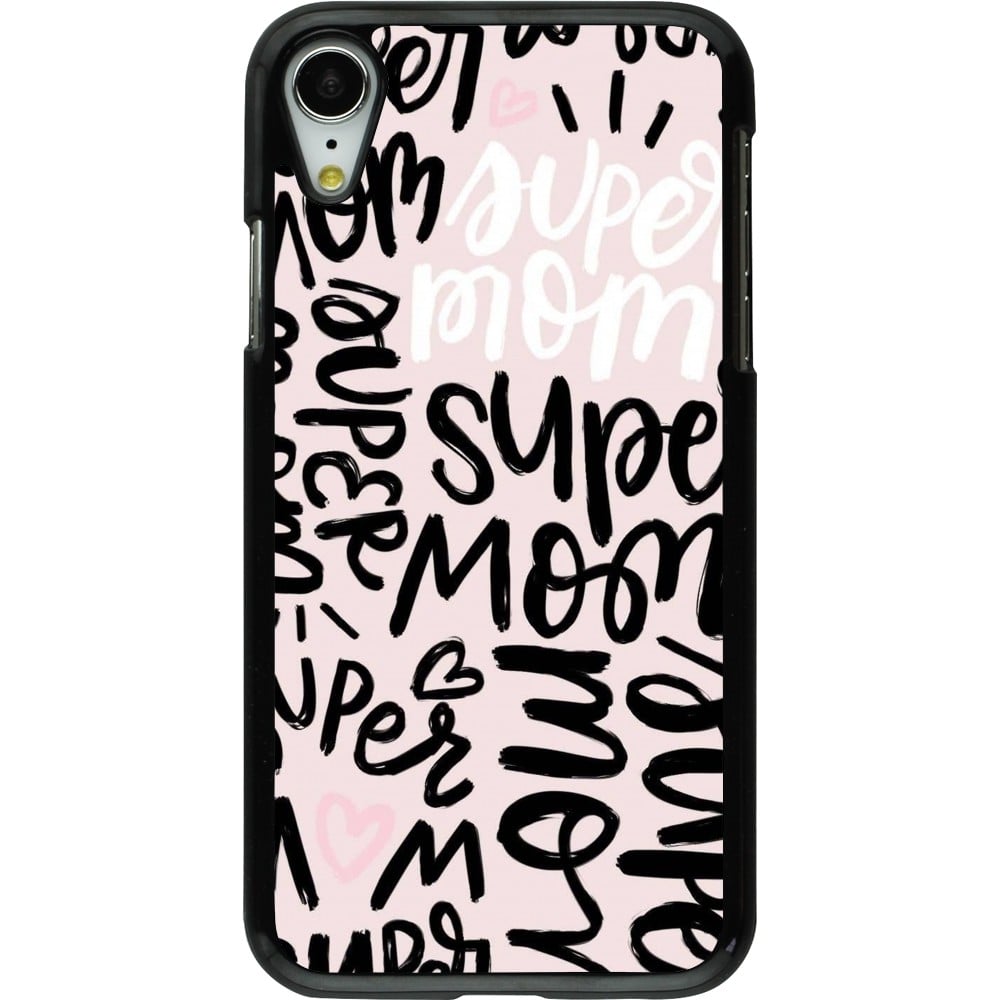 Coque iPhone XR - Mom 2024 Super mom