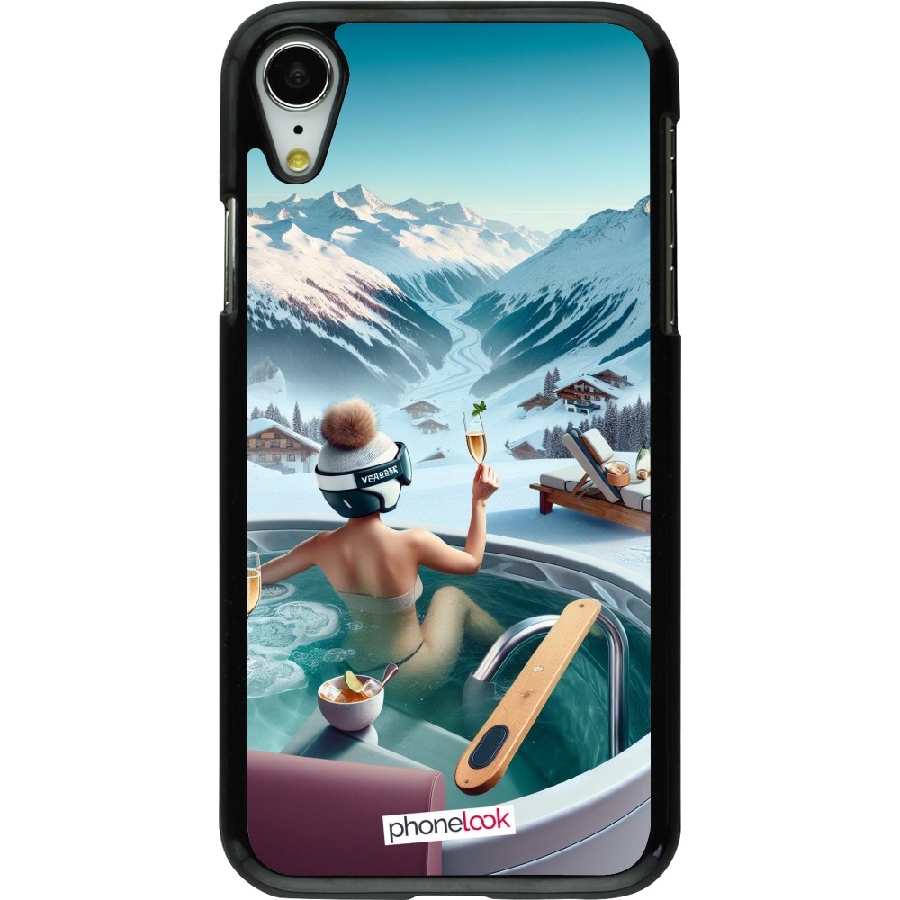 Coque iPhone XR - Montagne Glamour Jacuzzi