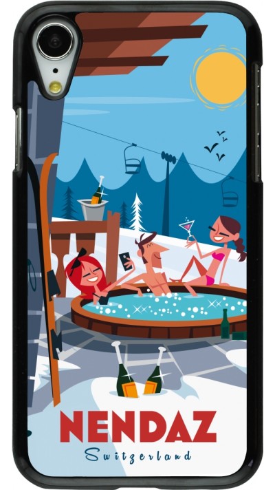 Coque iPhone XR - Nendaz Mountain Jacuzzi