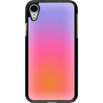 Coque iPhone XR - Orange Pink Blue Gradient