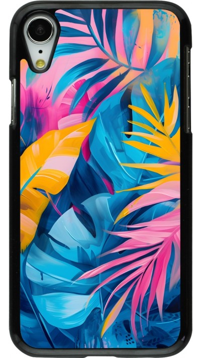 Coque iPhone XR - Palms Blue