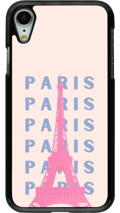 Coque iPhone XR - Paris Pink Print