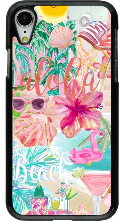 Coque iPhone XR - Preppy Collage Aloha