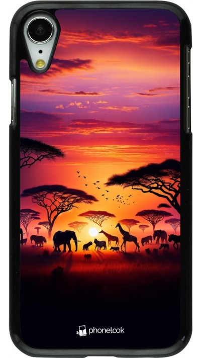 Coque iPhone XR - Safari sunset wildlife