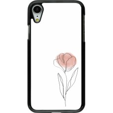 Coque iPhone XR - Spring 23 minimalist flower