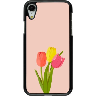 Coque iPhone XR - Spring 23 tulip trio