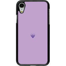 Coque iPhone XR - Valentine 2023 purpule single heart