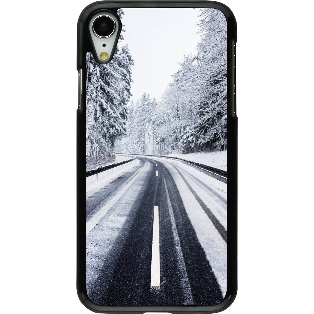 Coque iPhone XR - Winter 22 Snowy Road