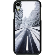 Coque iPhone XR - Winter 22 Snowy Road