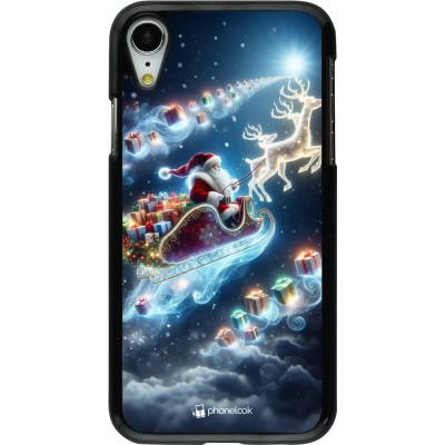 Coque iPhone XR - Noël 2023 Père Noël enchanté