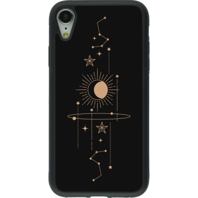 Coque iPhone XR - Silicone rigide noir Spring 23 astro