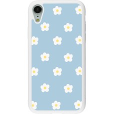 Coque iPhone XR - Silicone rigide blanc Easter 2024 daisy flower