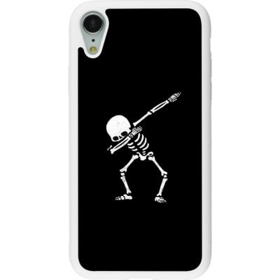 Coque iPhone XR - Silicone rigide blanc Halloween 19 09