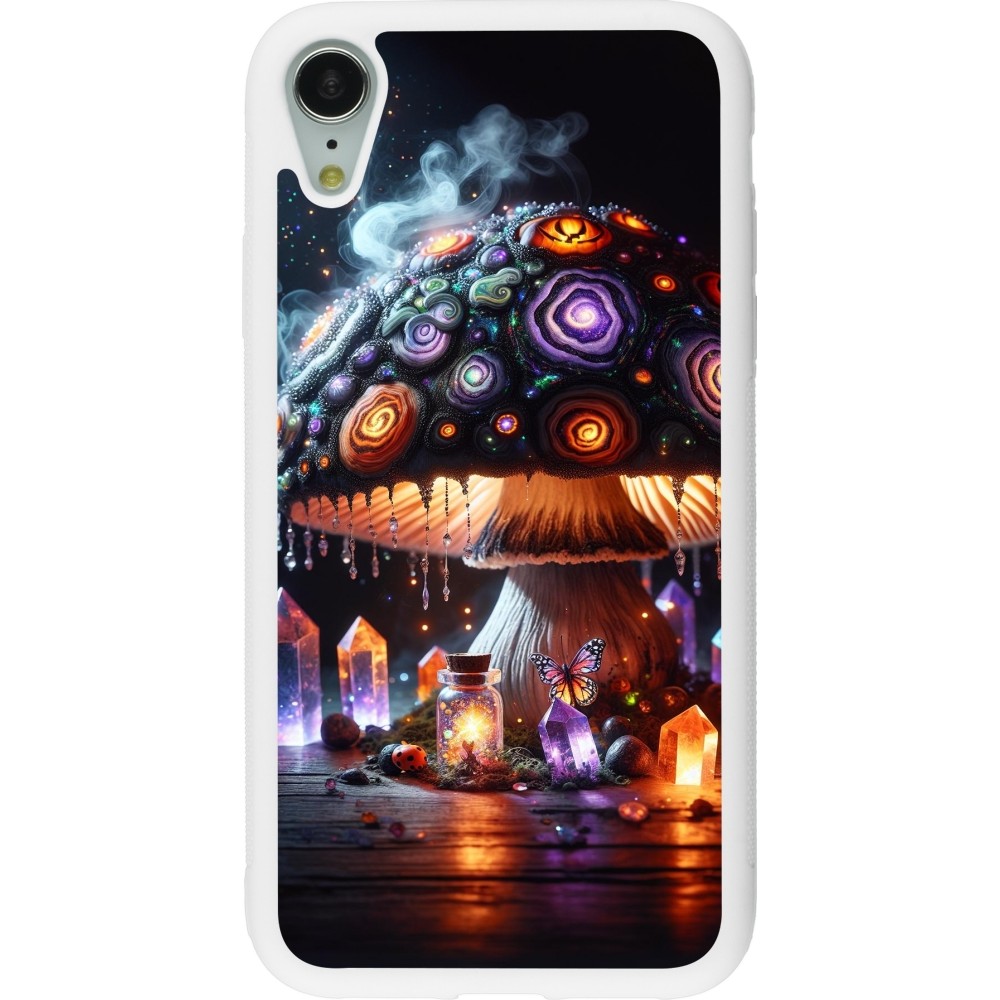 Coque iPhone XR - Silicone rigide blanc Halloween Potion Magic