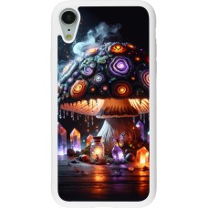 Coque iPhone XR - Silicone rigide blanc Halloween Potion Magic