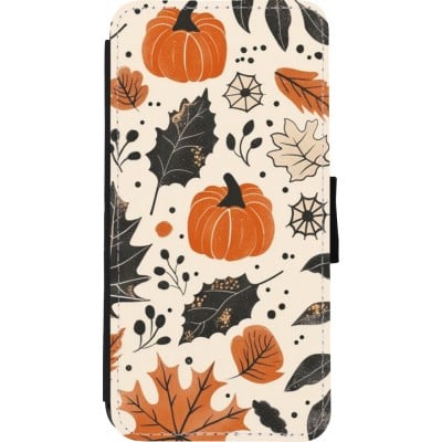 Coque iPhone XR - Wallet noir Autumn 2024 nature