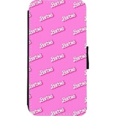 Coque iPhone XR - Wallet noir Barbie Pattern