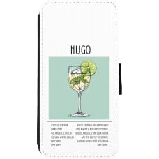 Coque iPhone XR - Wallet noir Cocktail recette Hugo