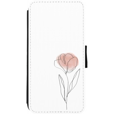 Coque iPhone XR - Wallet noir Spring 23 minimalist flower