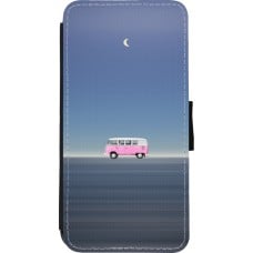 Coque iPhone XR - Wallet noir Spring 23 pink bus