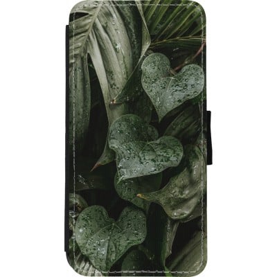 Coque iPhone XR - Wallet noir Spring 23 fresh plants