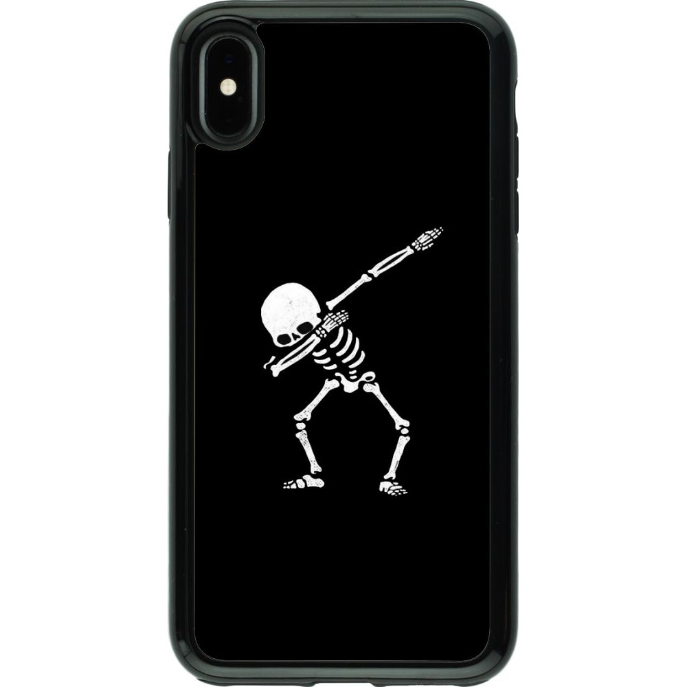 Coque iPhone Xs Max - Hybrid Armor noir Halloween 19 09