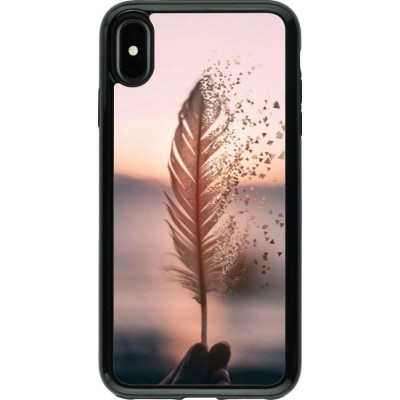 Coque iPhone Xs Max - Hybrid Armor noir Hello September 11 19