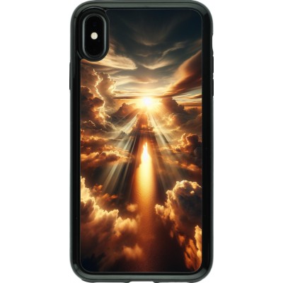 Coque iPhone Xs Max - Hybrid Armor noir Lueur Céleste Zenith