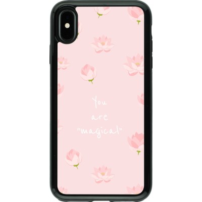 Coque iPhone Xs Max - Hybrid Armor noir Mom 2023 your are magical