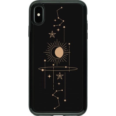 Coque iPhone Xs Max - Hybrid Armor noir Spring 23 astro